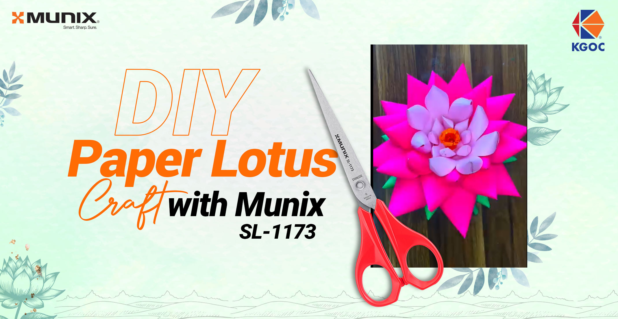 DIY Paper Frame Magic with Munix Scissors