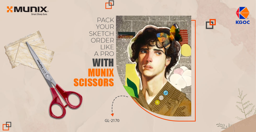 Pack Your Sketch Order with Munix Scissors  