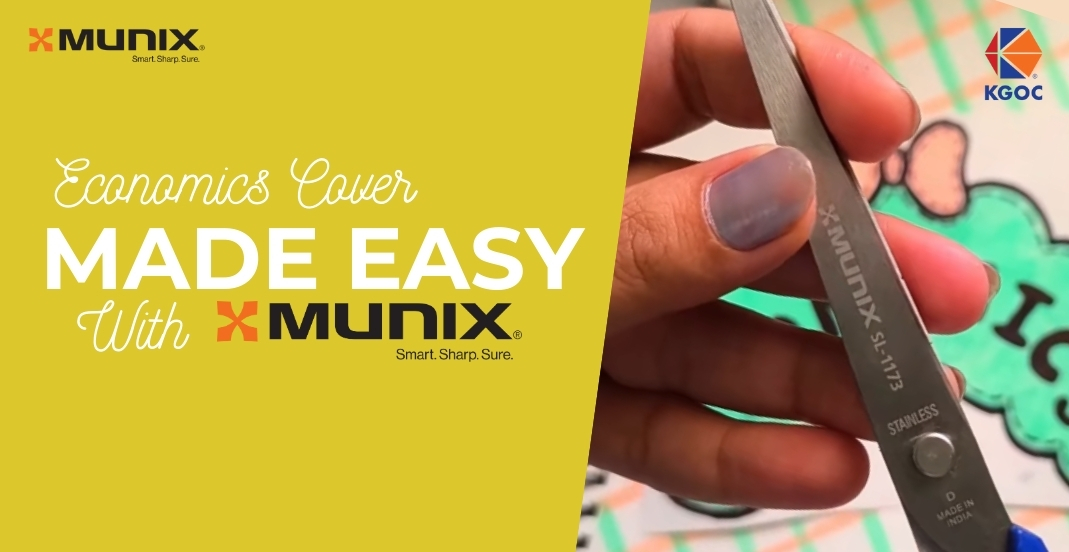 Economics Copy Cover Made Easy with Munix Scissors