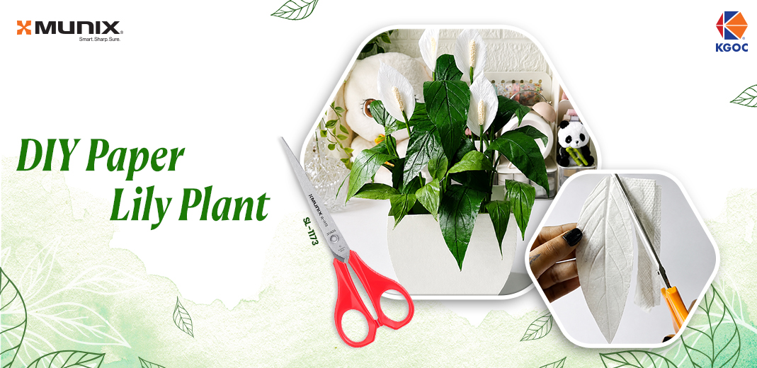 DIY Paper Lily Plant
