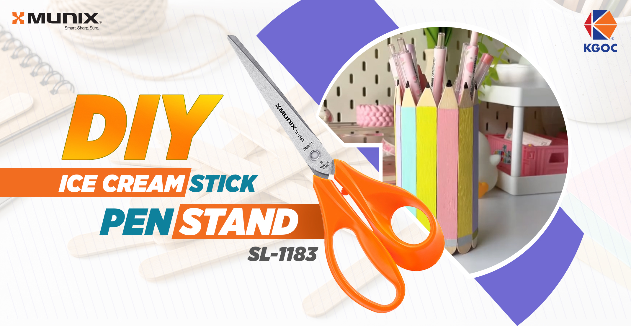 DIY Ice Cream Stick Pen Stand: Turn Waste into a Creative Desk Organizer